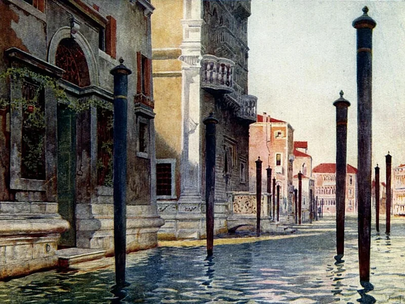 1861-Reginald Barratt - Vista sul Canal Grande